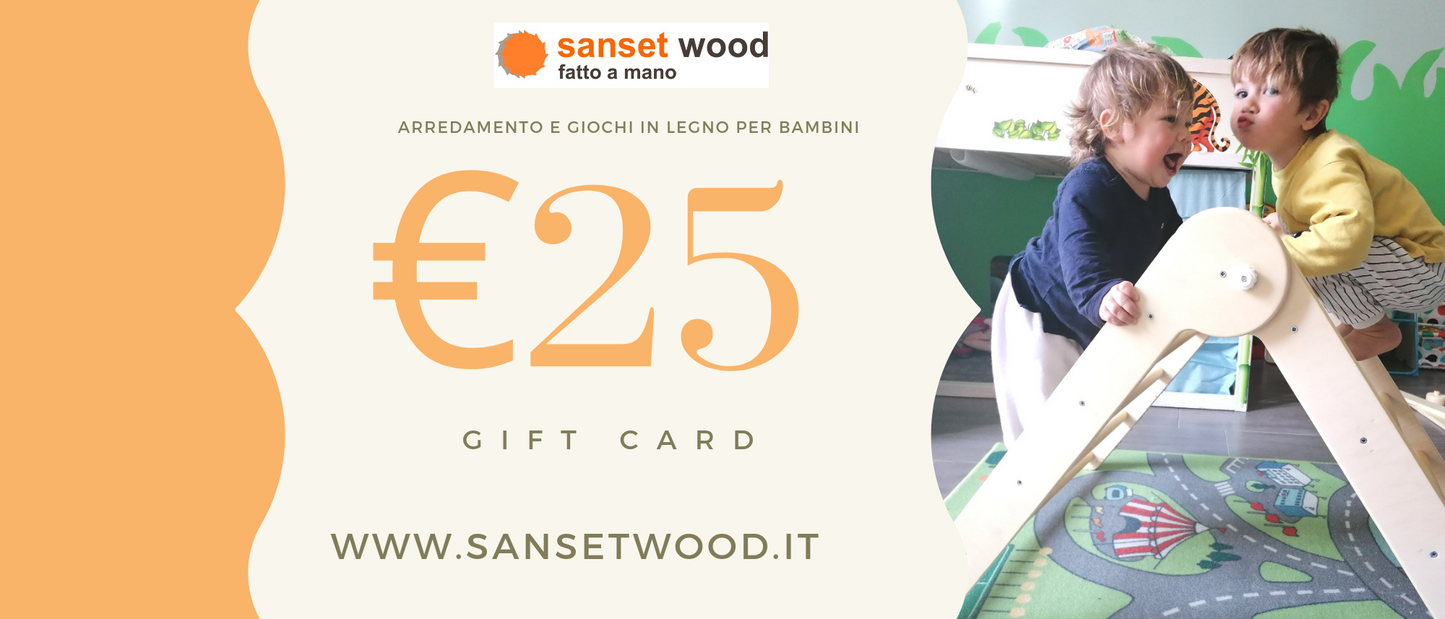 Sanset Wood Gift Card