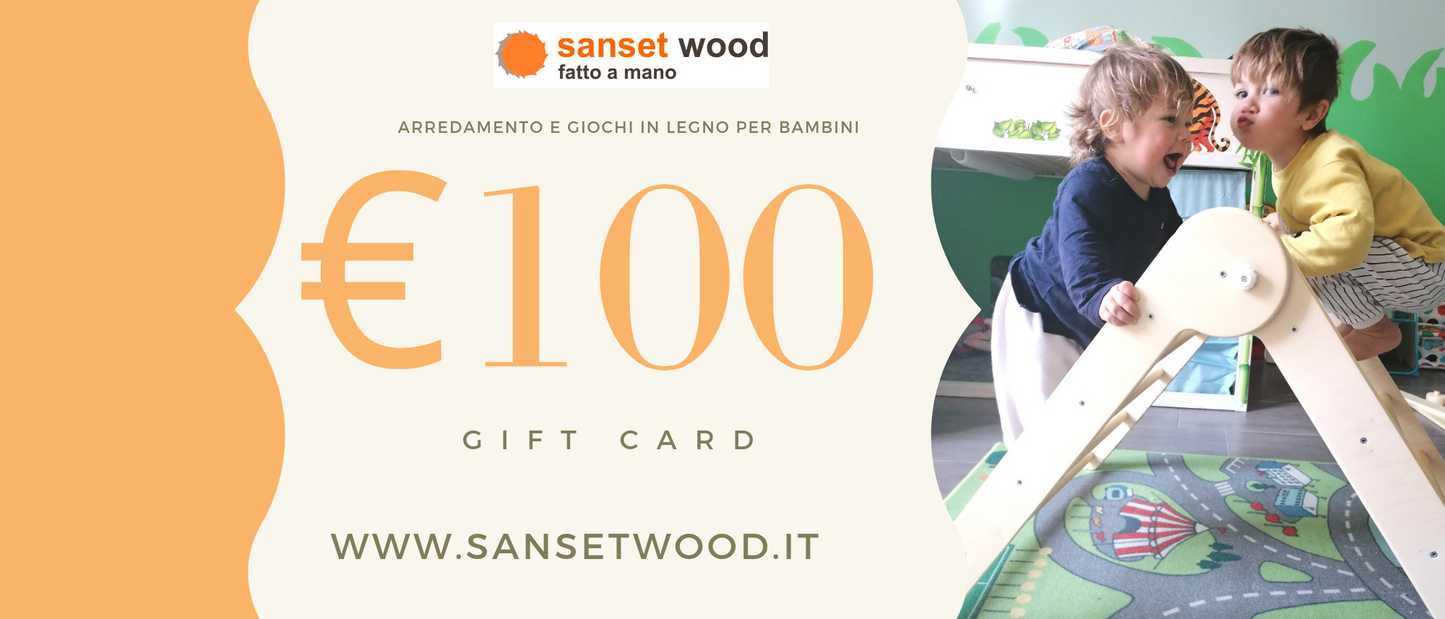 Sanset Wood Gift Card