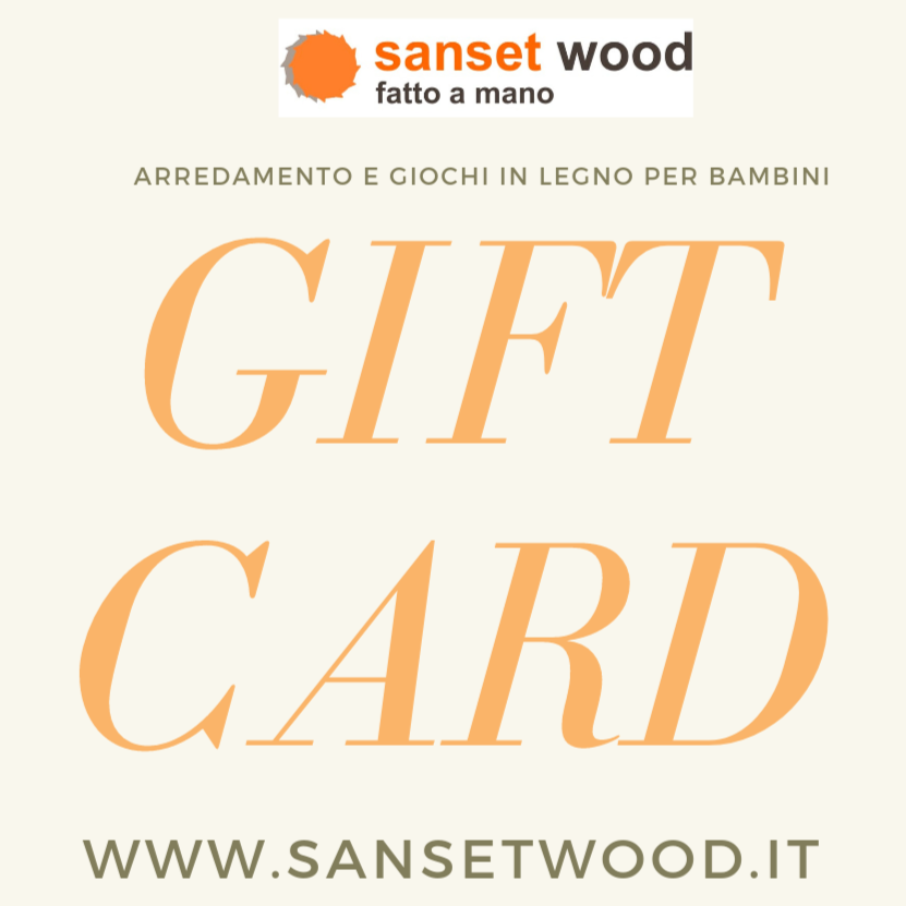 Tarjeta Regalo Madera Sanset